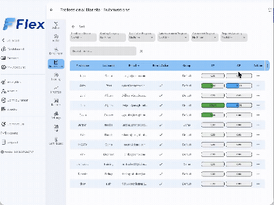 Flex LMS on iPad - Tablet Interface