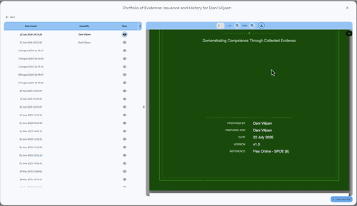 Flex LMS Dashboard on MacBook
